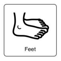 makaton symbol for feet